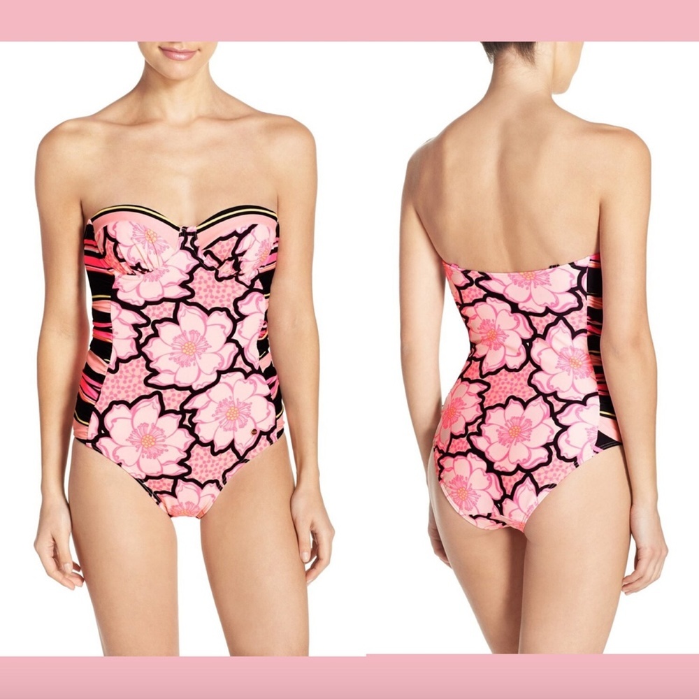 NWT Ted Baker London Marjas Tribal Prin' One-Piece